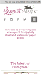 Mobile Screenshot of leveretpaperie.com